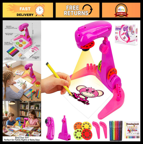 Kids drawing projector toy - kids,