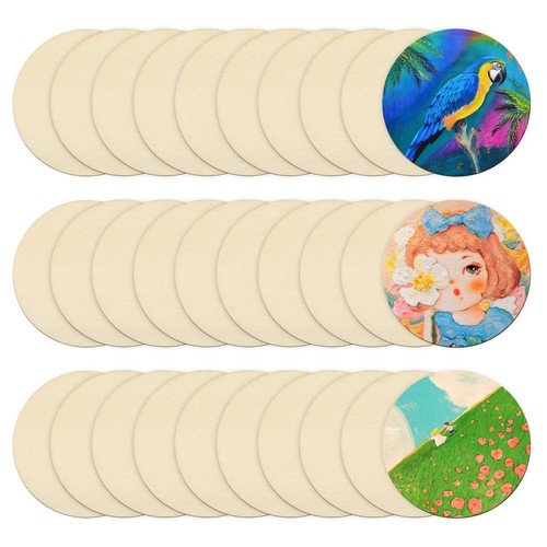 100 pcs wood - wood, cutouts