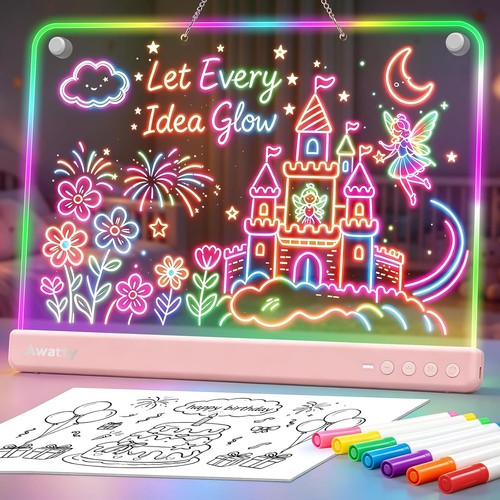 Led drawing board - led, kids