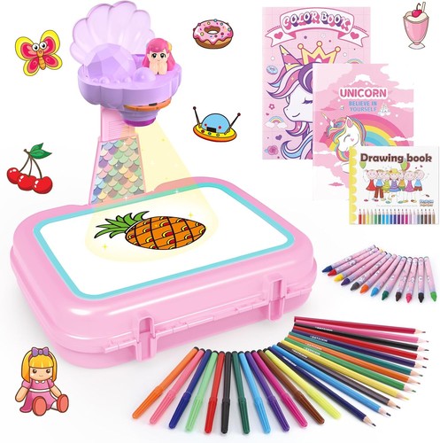 Girls drawing projector - drawing, for